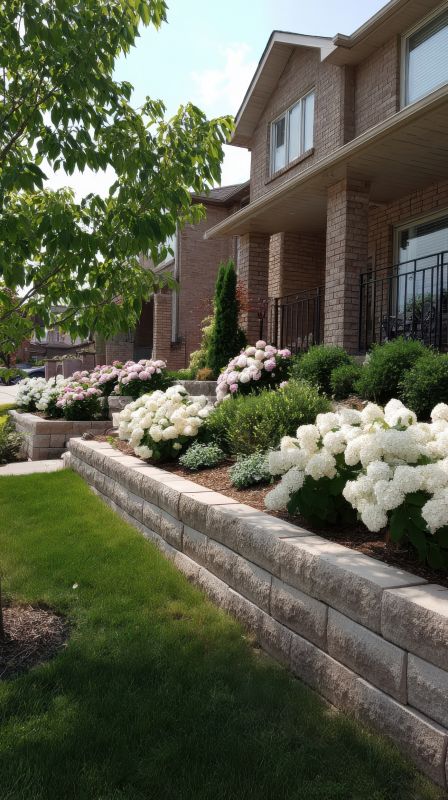 Block Retaining Wall Installation detail