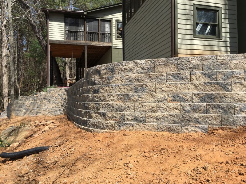 Retention Wall Construction in Anacortes
